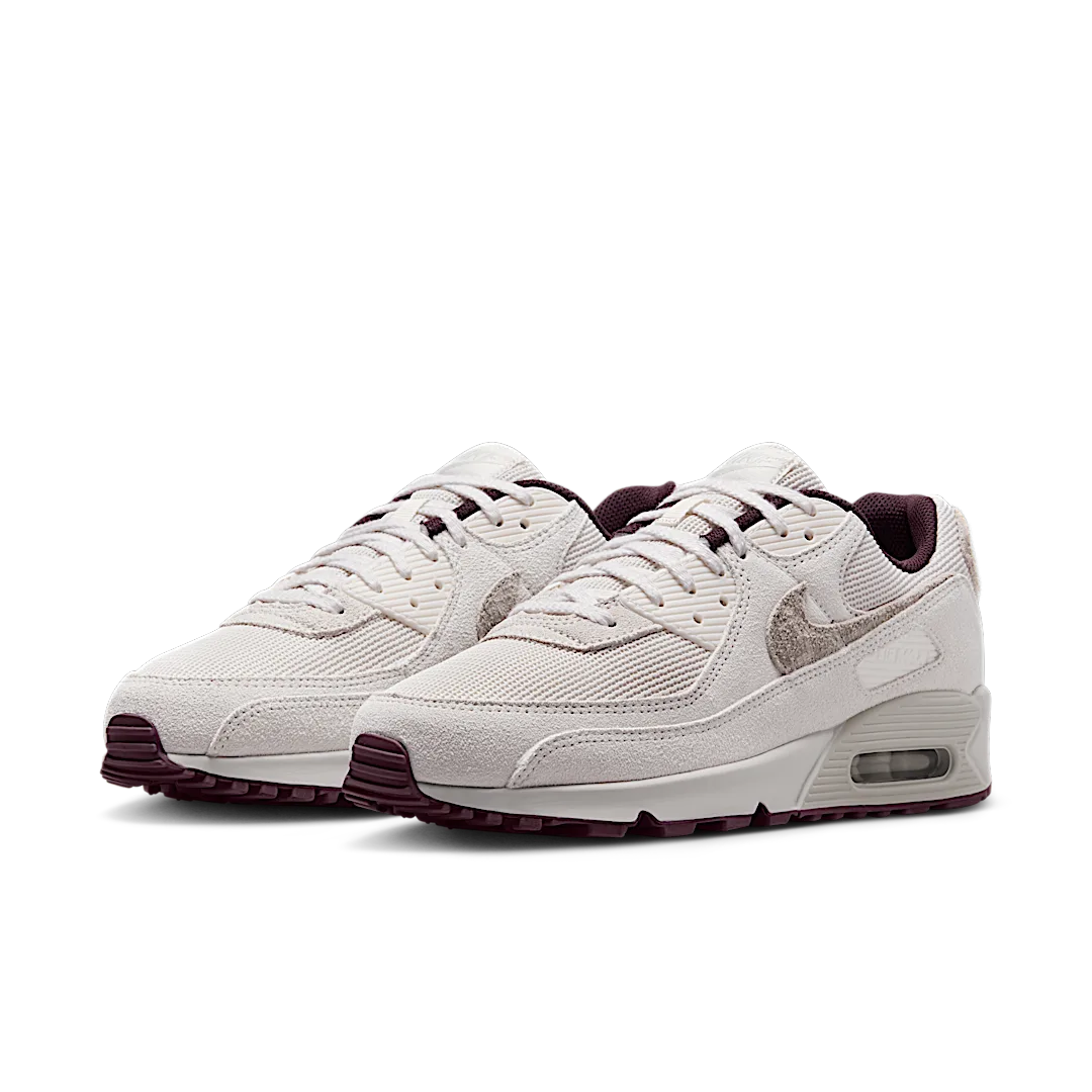 Nike Air Max 90 PRM Sail Burgundy Crush - Image 2