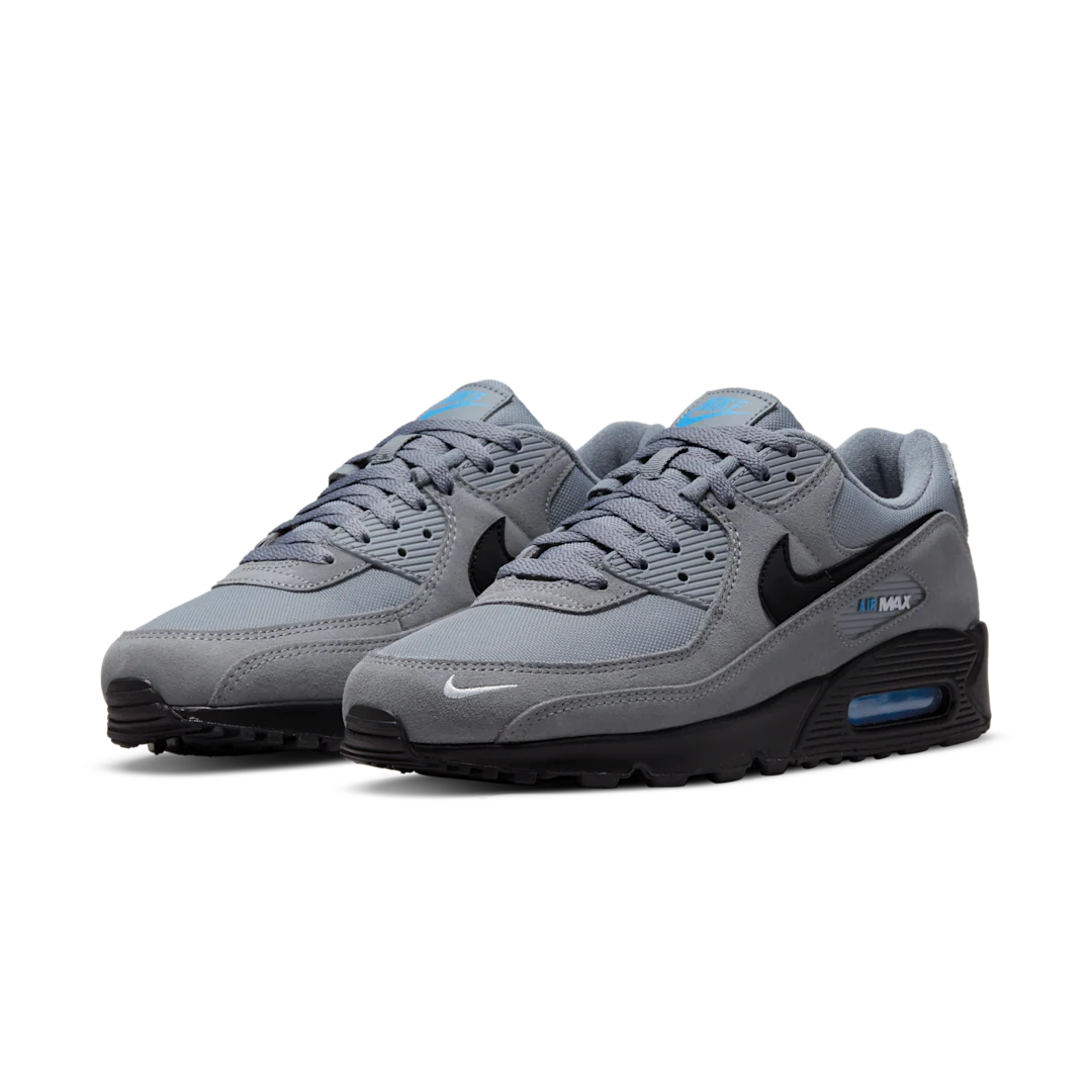 Nike Air Max 90 Smoke Grey Light Photo Blue - Image 2