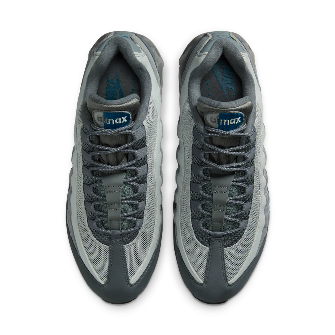 Nike Air Max 95 OG Big Bubble Smoke Grey Green Abyss - Image 3