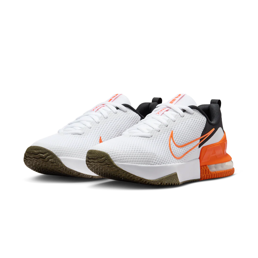 Nike Air Max Alpha Trainer 6 White Black Safety Orange - Image 2