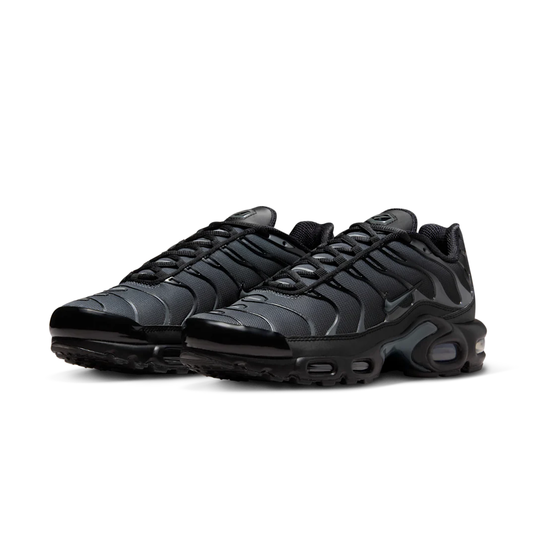 Nike Air Max Plus Black/Metallic Silver/Dark Grey - Image 2