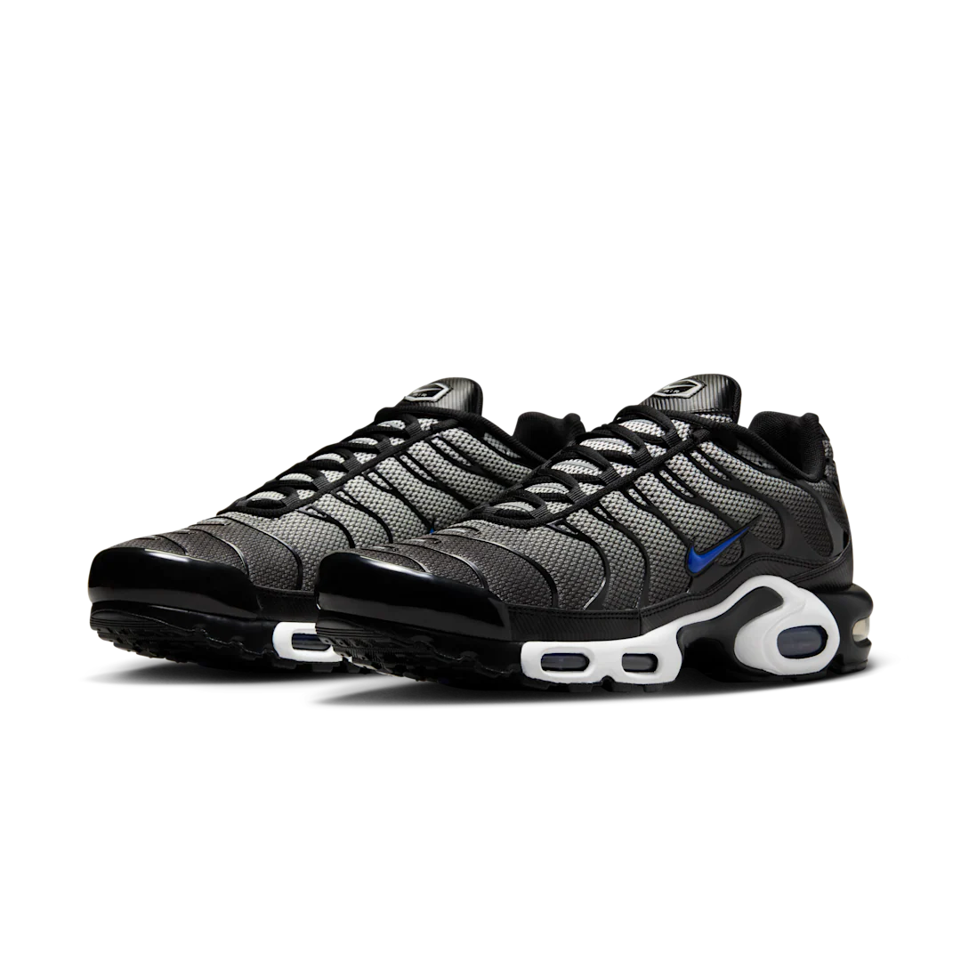 Nike Air Max Plus White Black Racer Blue - Image 2