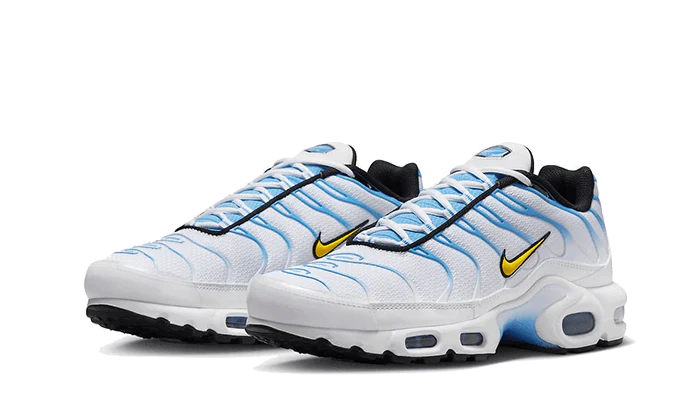 Nike Air Max Plus White University Blue Gold - Image 2