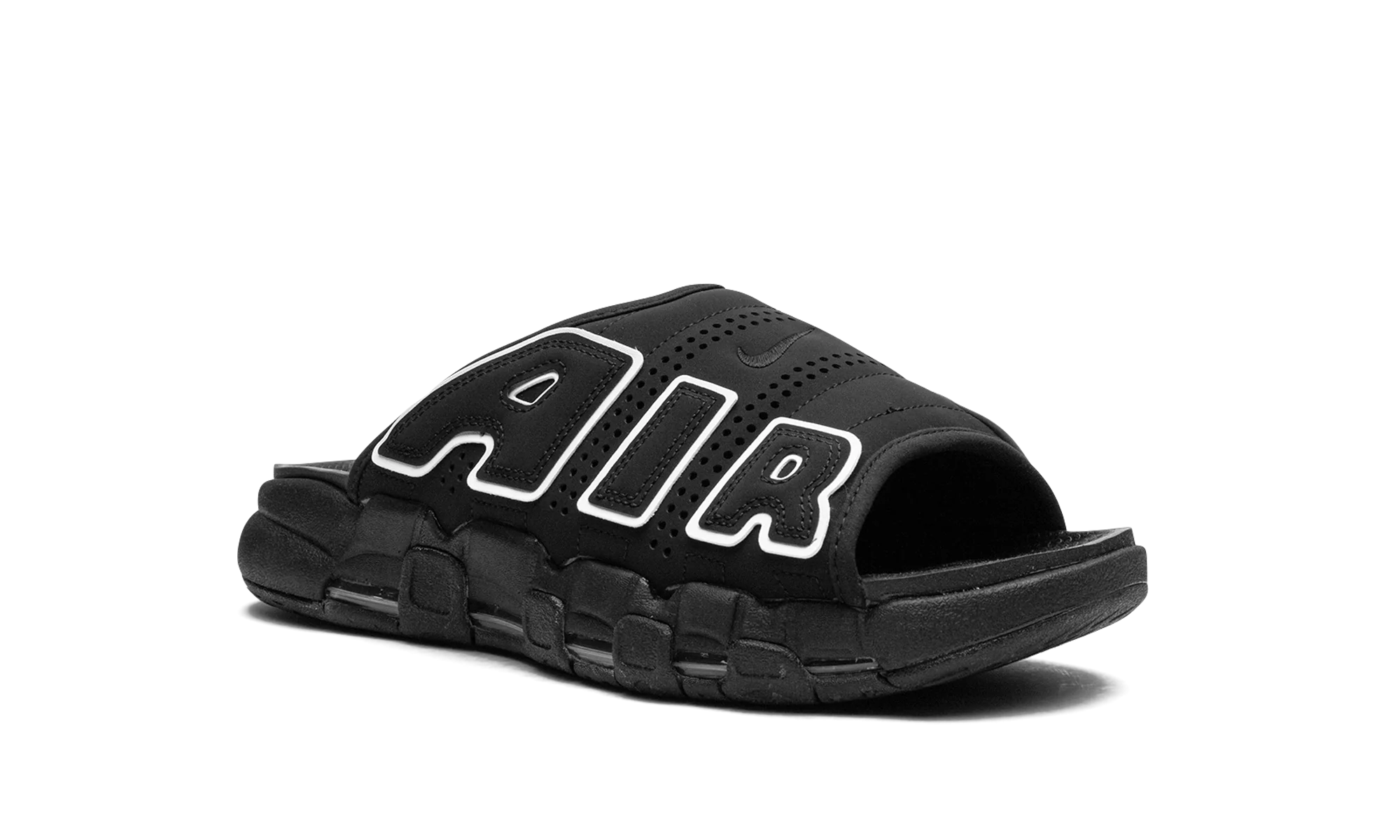 Nike Air More Uptempo Slide OG Black White - Image 7