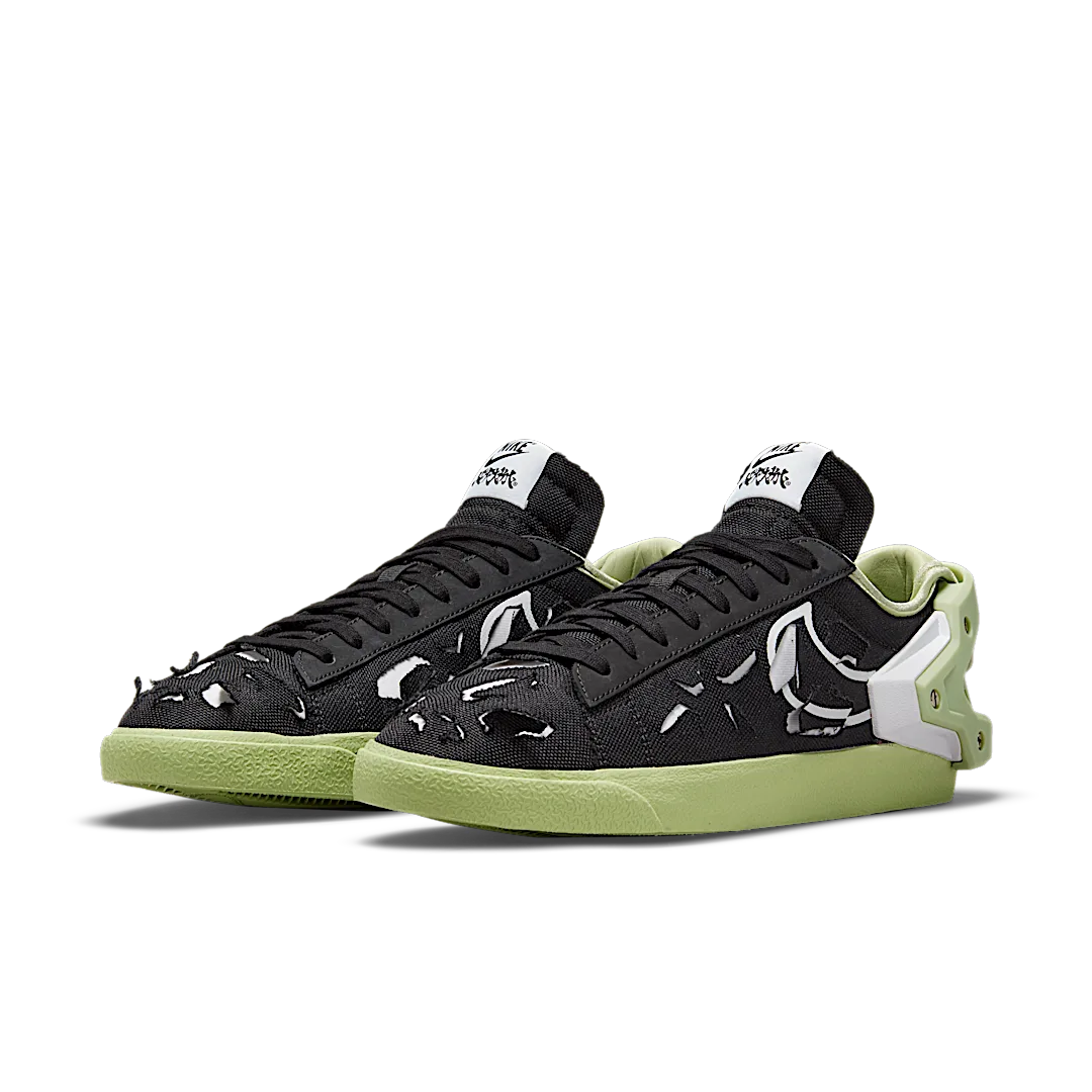 Nike Blazer Low Acronym Black Olive Aura - Image 2