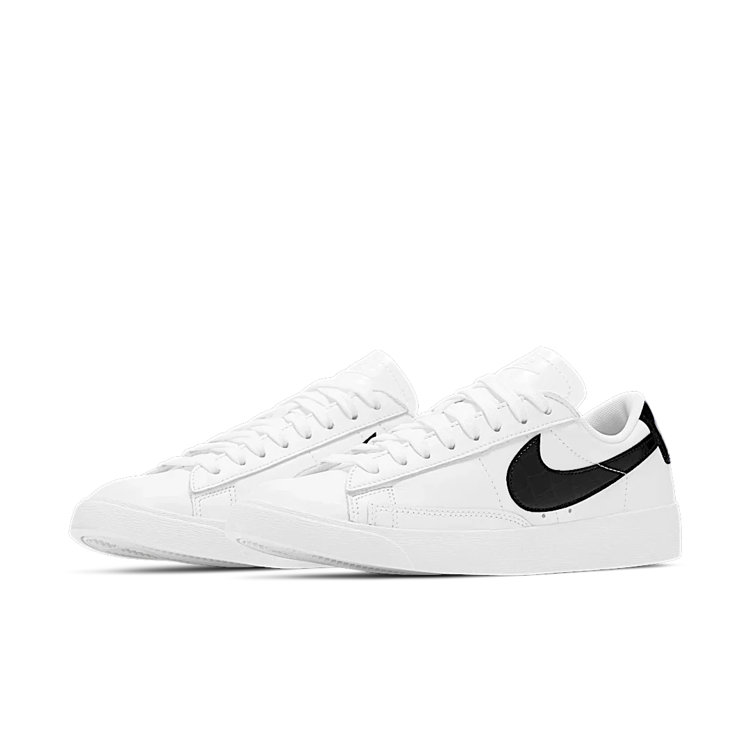 Nike Blazer Low White Black Croc - Image 2