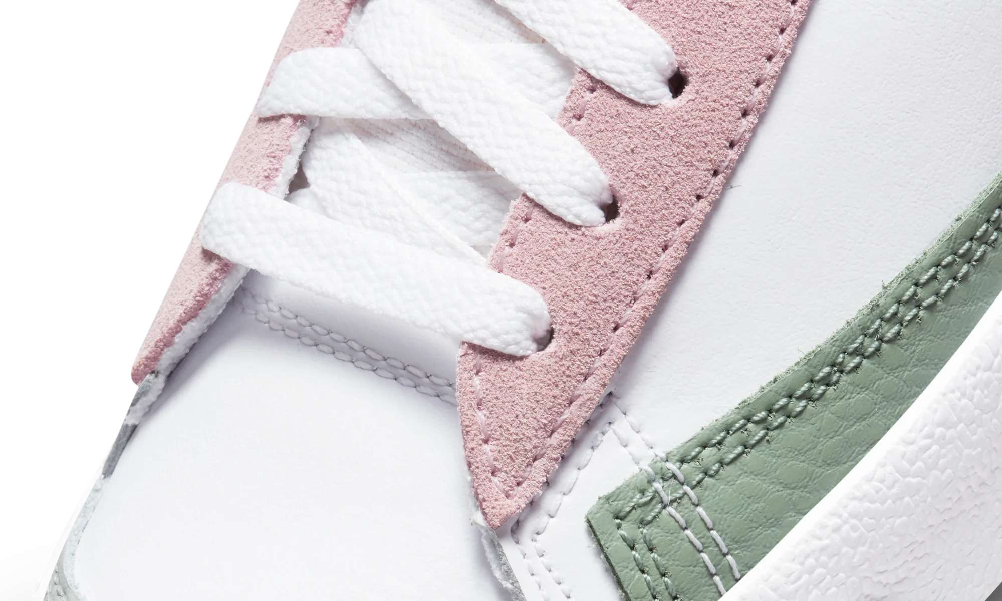 Nike Blazer Mid 77 White Pink Green Yellow - Image 7