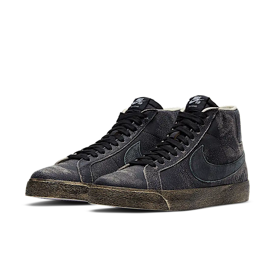 Nike Blazer Mid Faded Black - Image 2
