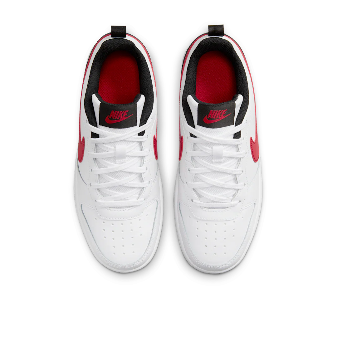 Nike Court Borough Low 2 White University Red - Image 4