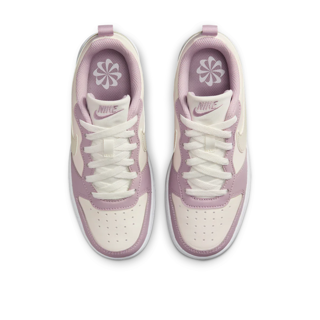 Nike Court Borough Low Recraft Sail Particle Rose White Light Orewood Brown - Image 3