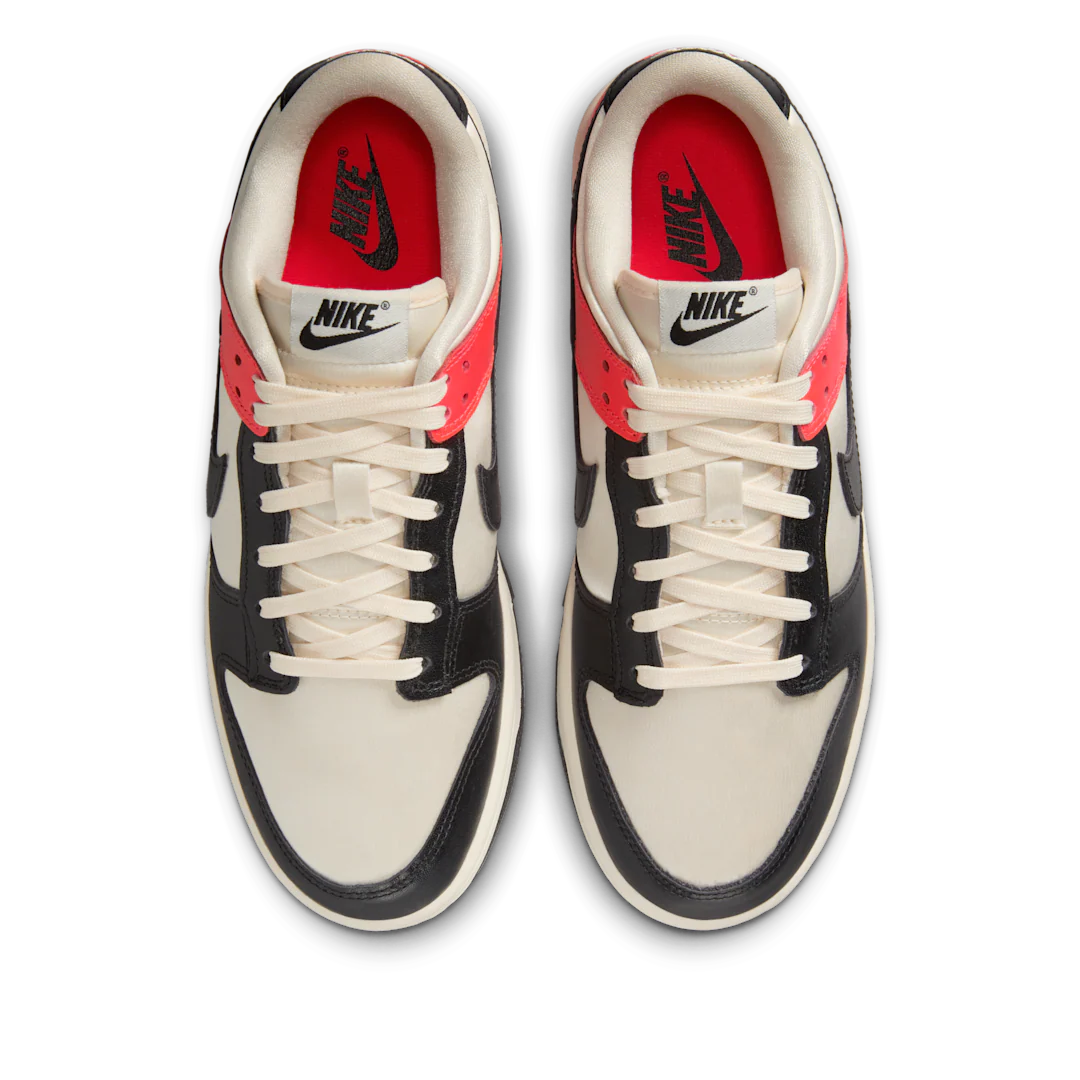 Nike Dunk Low Black Toe Bright Crimson - Image 3