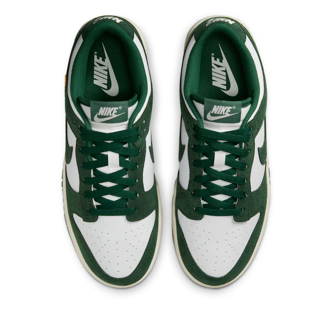 Nike Dunk Low Gorge Green Gold Mini Swoosh - Image 3