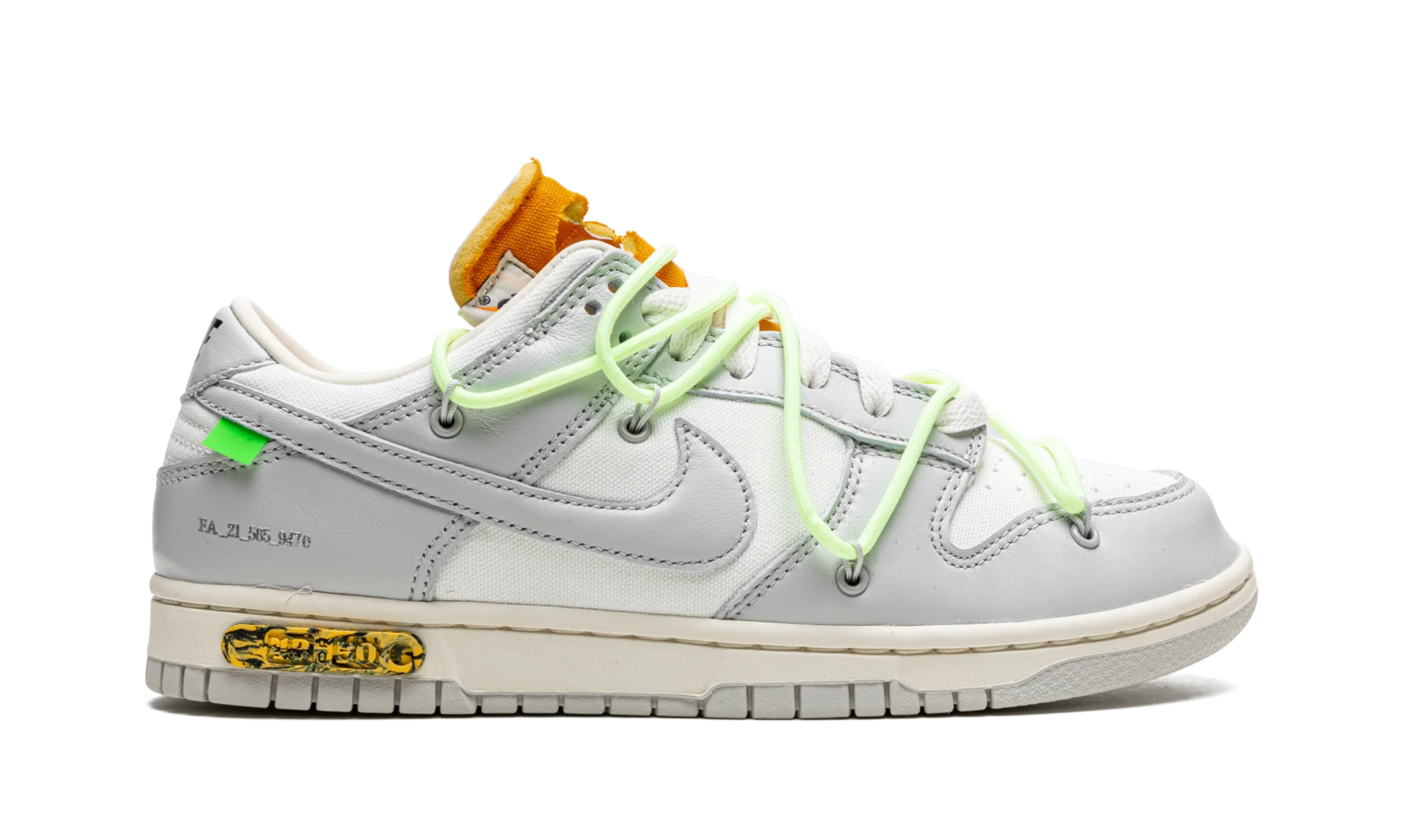 Nike Dunk Low Off-White Lot 43 - Image 7
