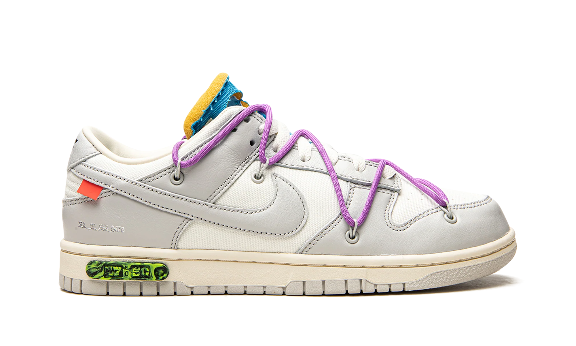 Nike Dunk Low Off-White Lot 47 - Image 6