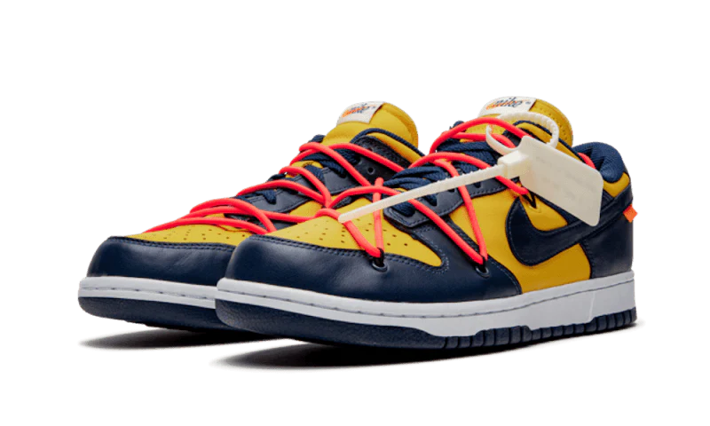 Nike Dunk Low Off-White University Gold - Image 2