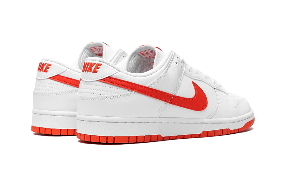 Nike Dunk Low Retro White Picante Red - Image 3