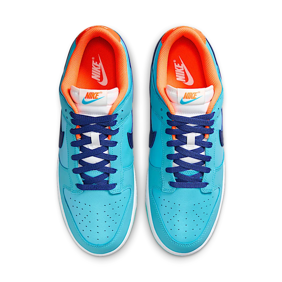 Nike Dunk Low SE Baltic Blue Total Orange - Image 3