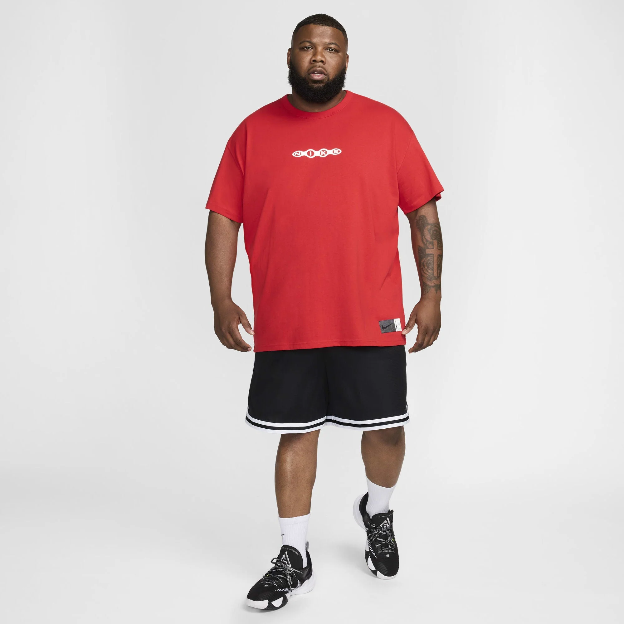 Nike Max90 Basketball T-Shirt University Red - Image 11