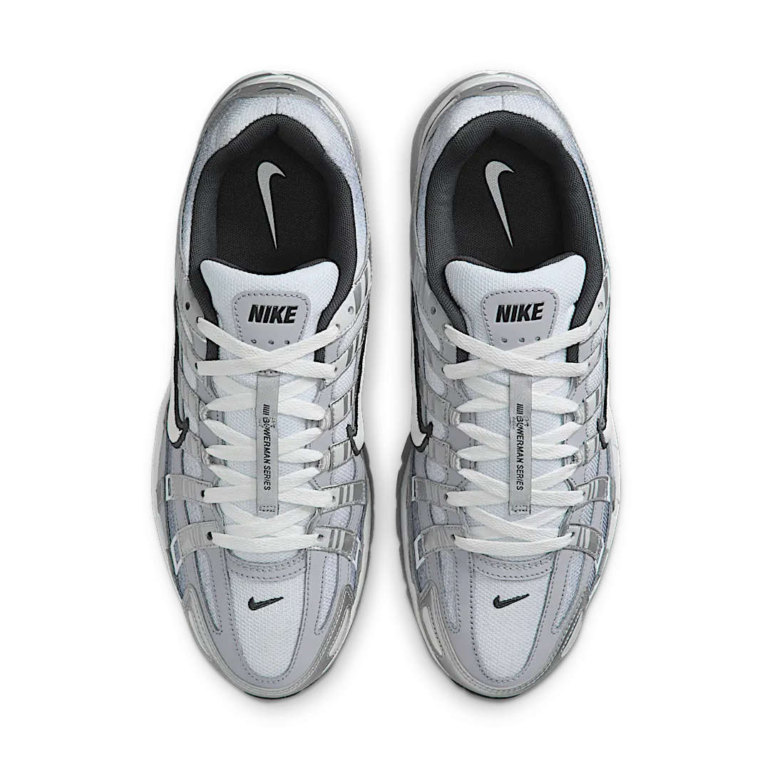 Nike P-6000 Metallic Silver Summit White-Wolf Grey - Image 3