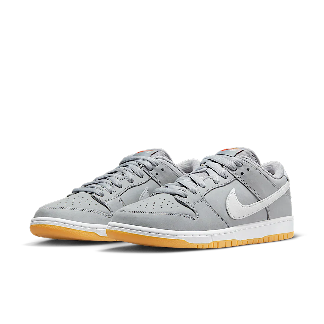 Nike SB Dunk Low Pro ISO Orange Label Wolf Grey Gum - Image 2
