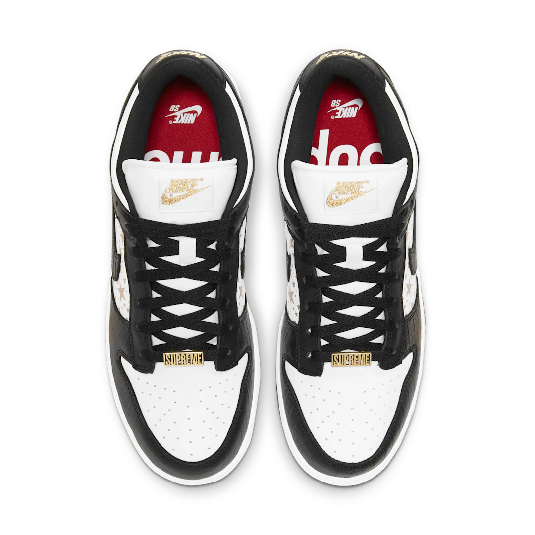Nike SB Dunk Low Supreme Stars Black (2021) - Image 3