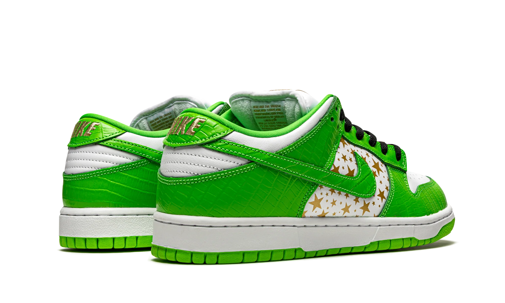 Nike SB Dunk Low Supreme Stars Mean Green (2021) - Image 3