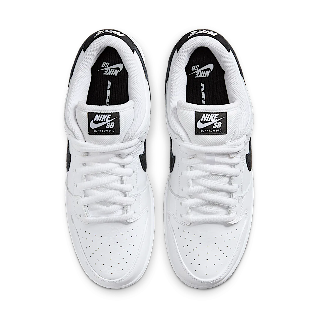 Nike SB Dunk Low White Black - Image 3