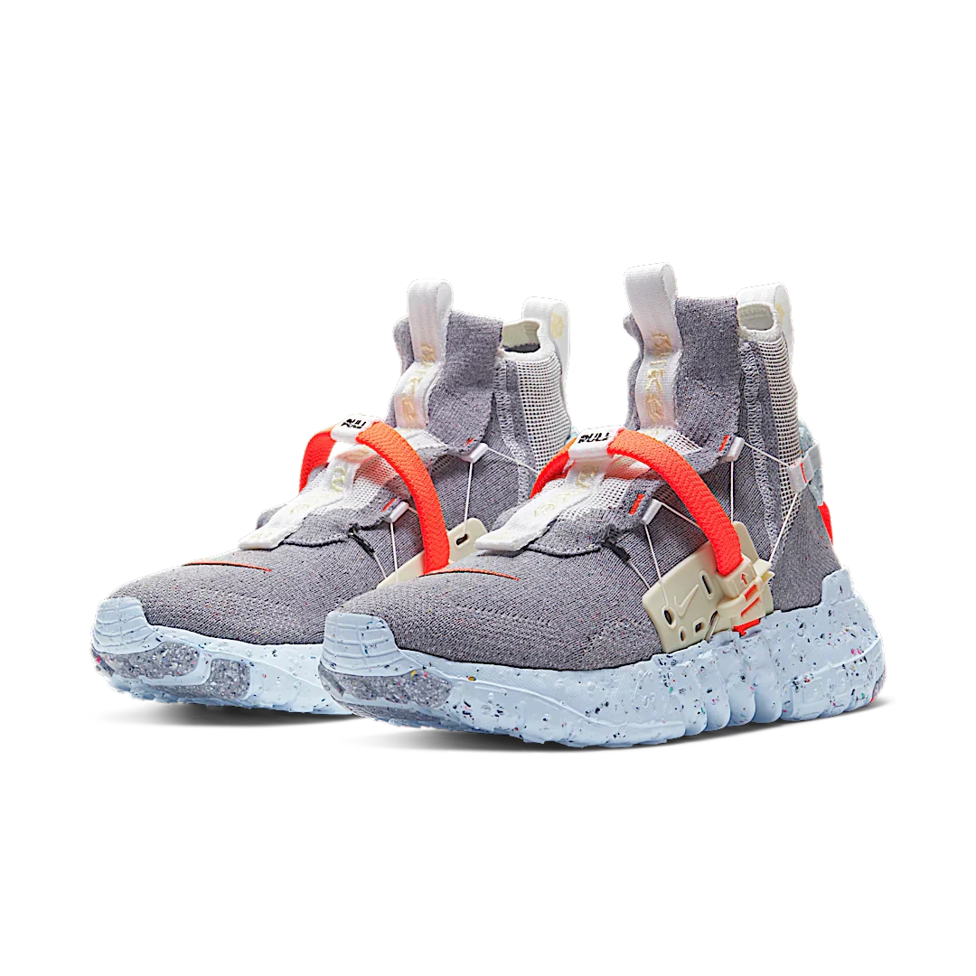 Nike Space Hippie 03 Vast Grey Hyper Crimson - Image 2