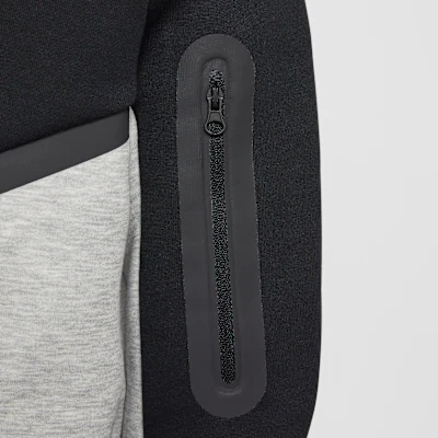 Nike Sportswear Tech Fleece Older Kids' Full-Zip Hoodie Dark Grey Heather/Black/Black/Black - Image 4