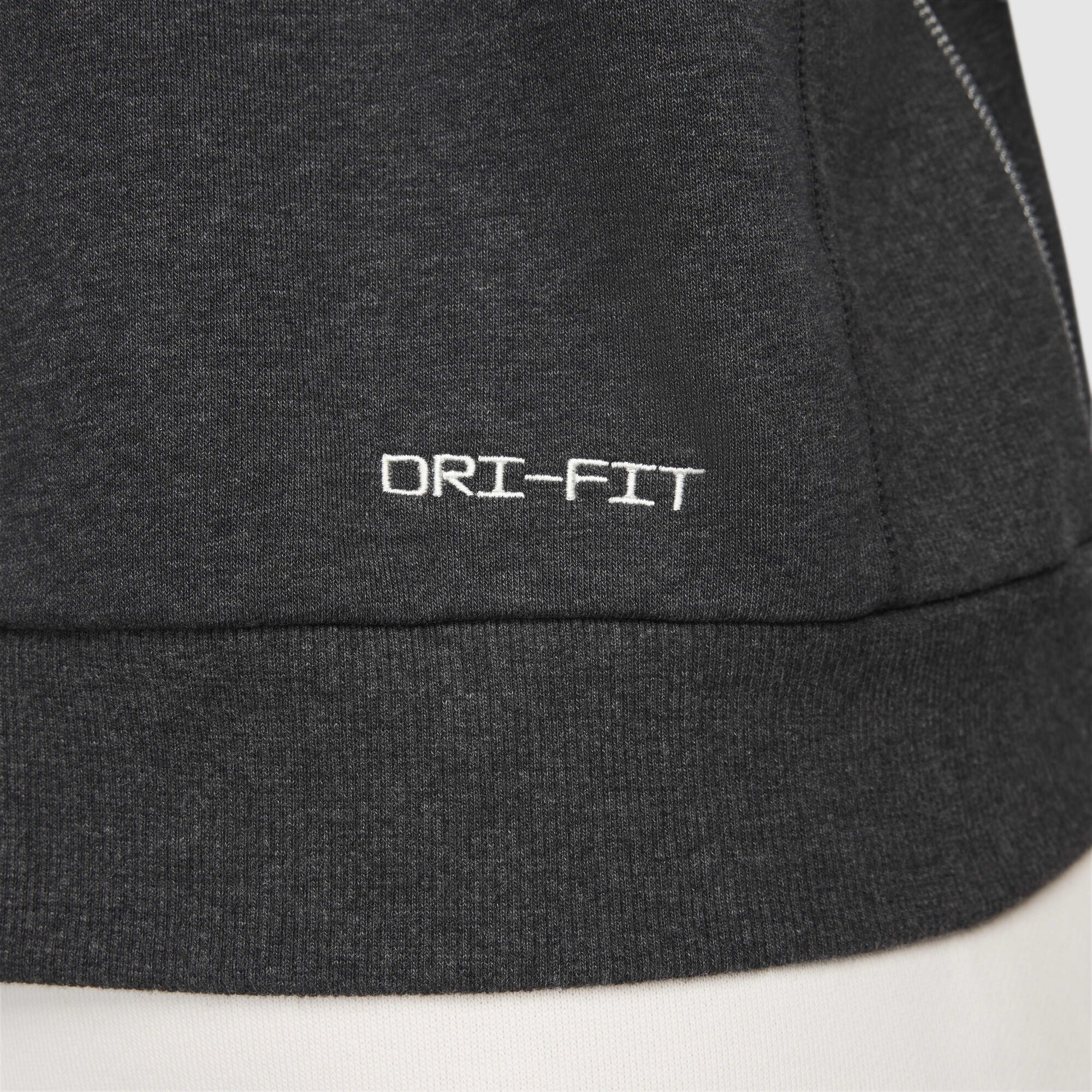 Nike Standard Issue Dri-FIT Basketball Crew-Neck Sweatshirt Black/Heather/Pale Ivory - Image 7