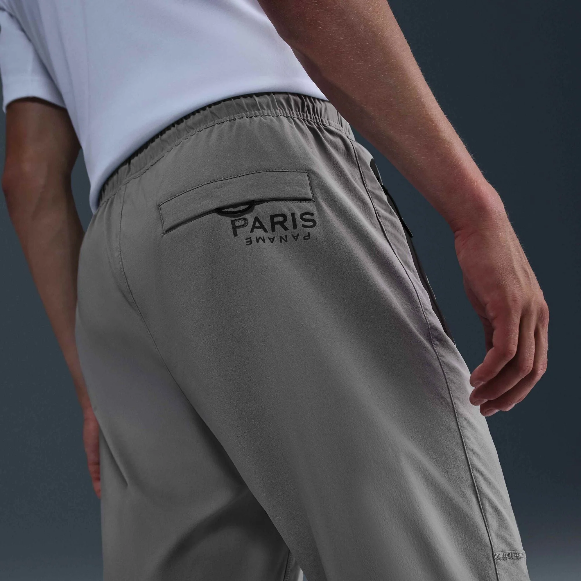 Paris Saint-Germain F.C. Tech Nike Football Woven Pants Particle Grey/Particle Grey - Image 3