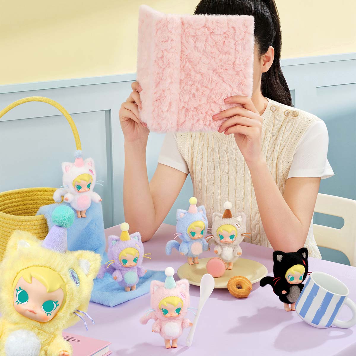 Pop Mart Baby Molly Pocket Friends Series Vinyl Plush Pendant Blind Box - Image 2