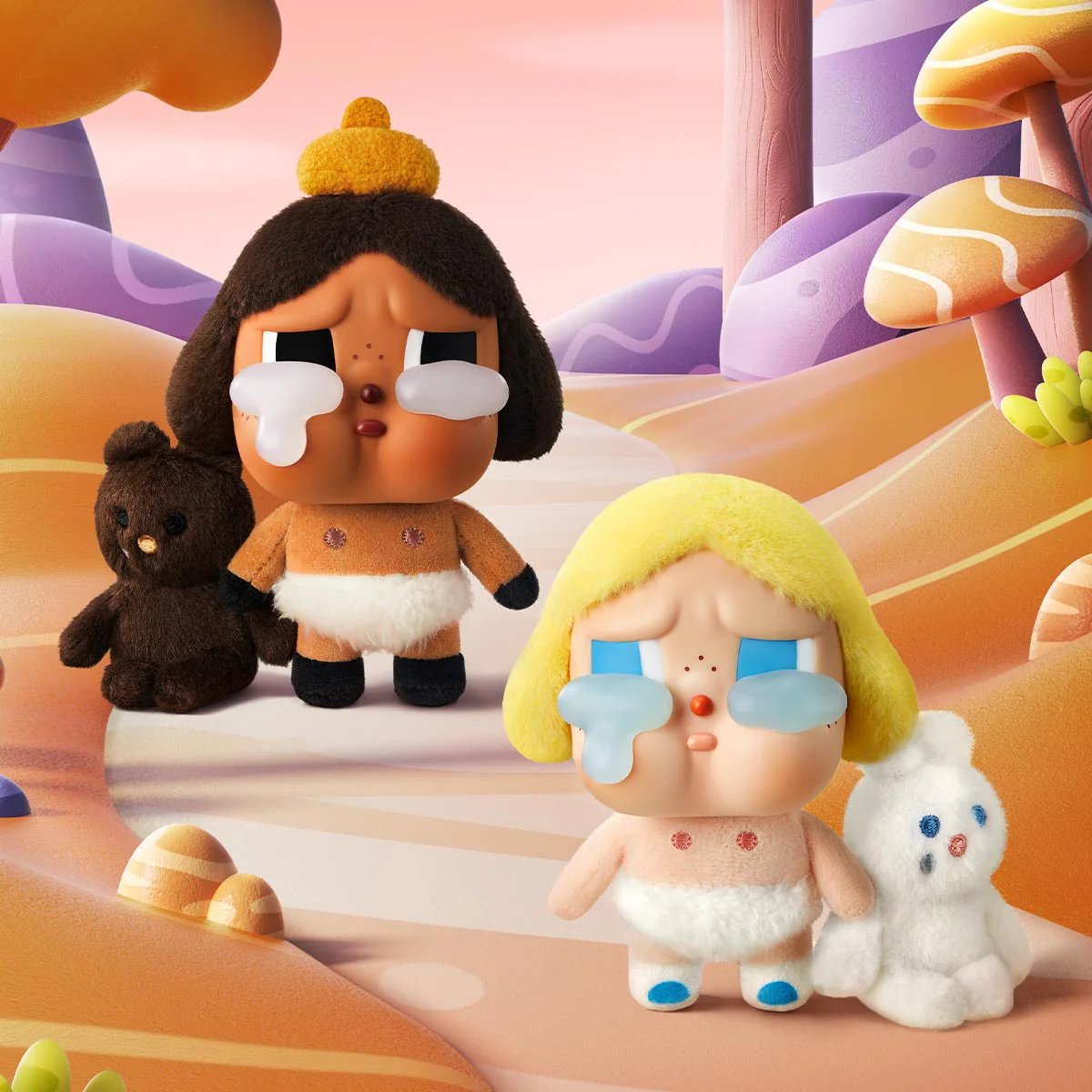 Pop Mart CryBaby Crying Again Series Vinyl Face Plush Blind Box - Image 5