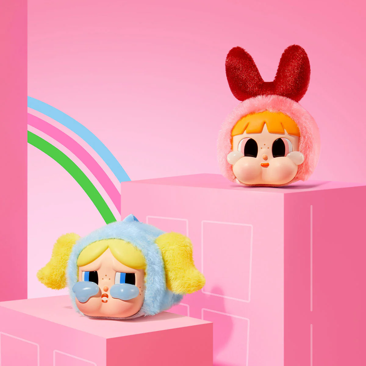 Pop Mart CryBaby × Powerpuff Girls Series-Vinyl Face Plush Blind Box - Image 11