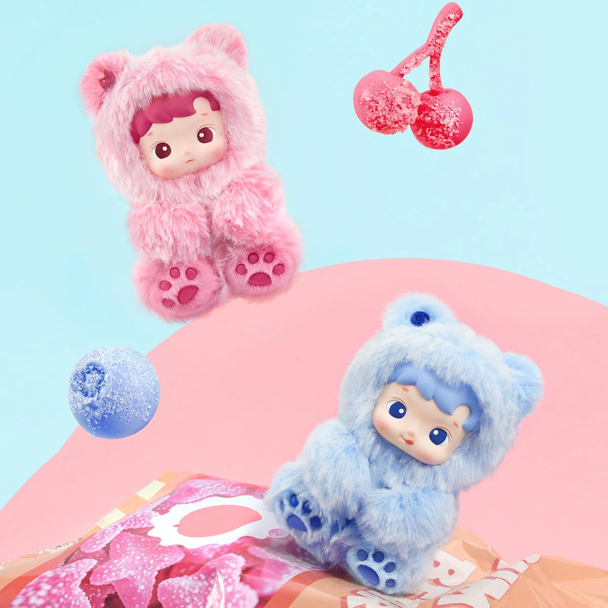 Pop Mart HACIPUPU Gummy Bear Series Vinyl Plush Pendant Blind Box - Image 5