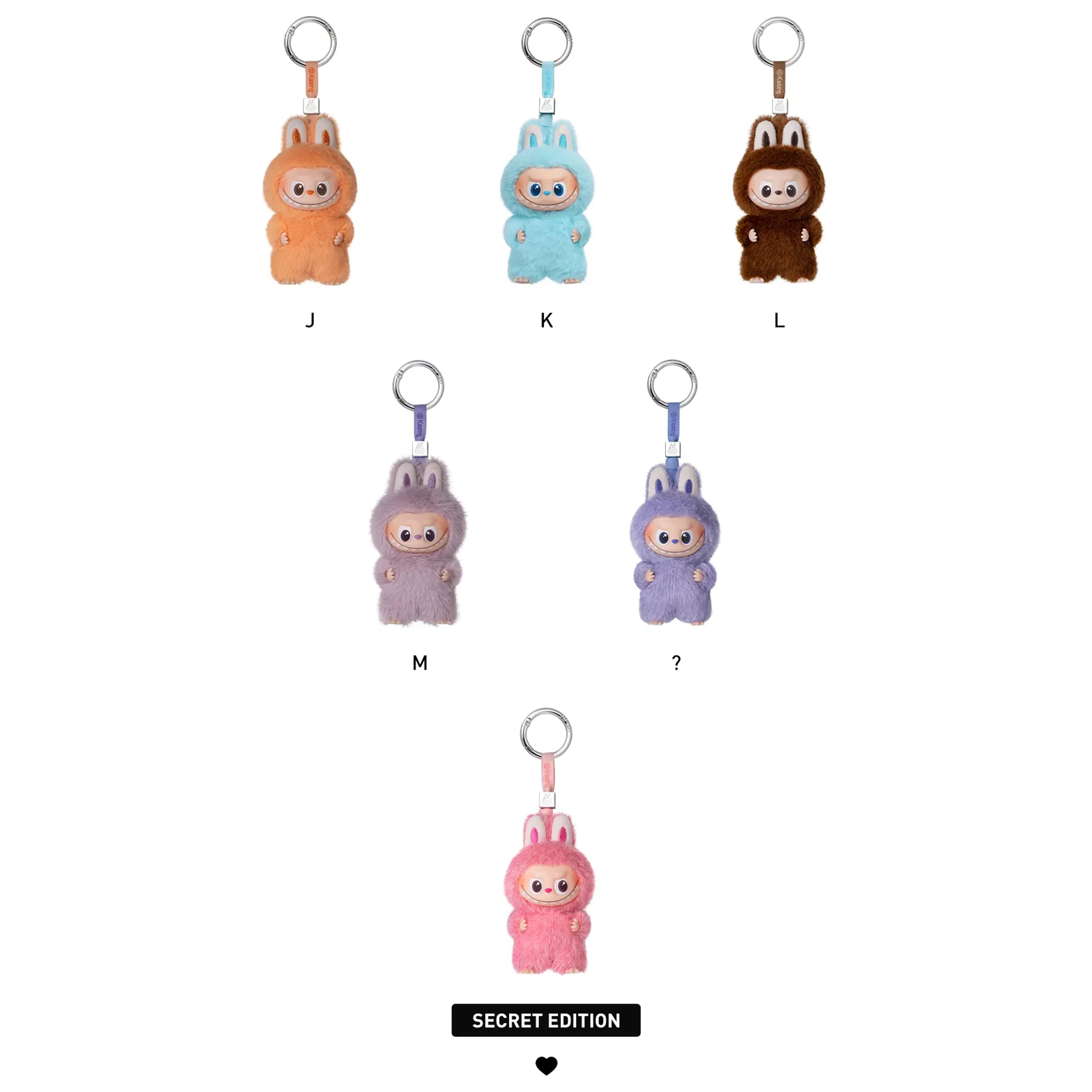 Pop Mart Labubu The Monsters Pin for Love Series Vinyl Plush Pendant Blind Box (A-M) - Image 9