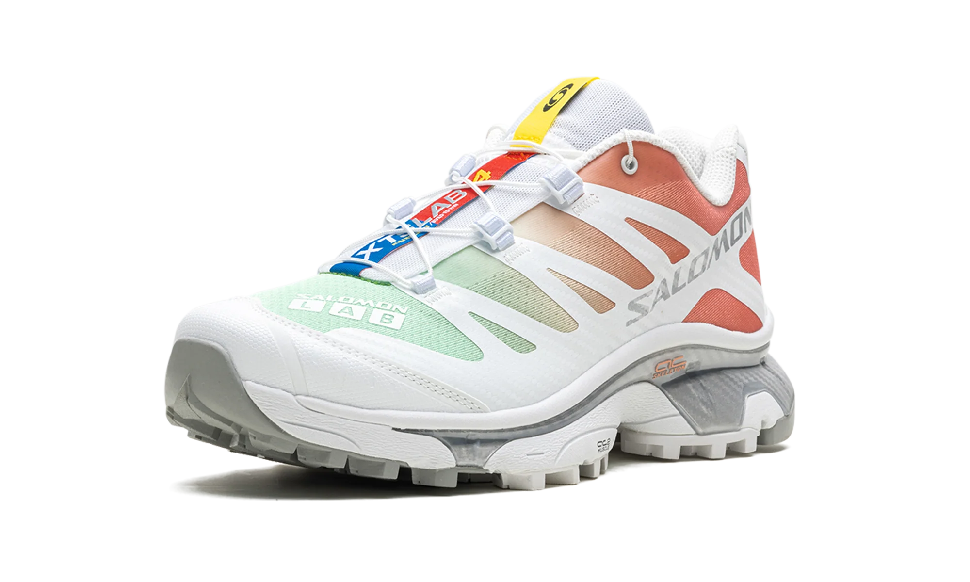 Salomon XT-4 OG White Green Ash Coral - Image 4
