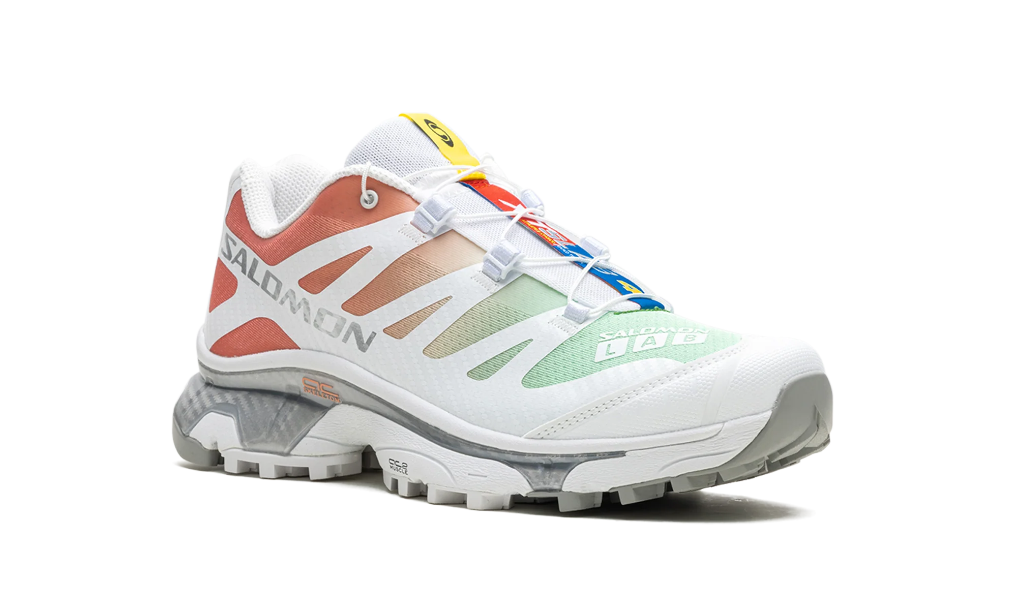 Salomon XT-4 OG White Green Ash Coral - Image 8