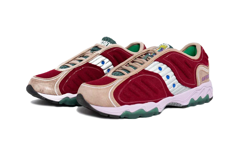 Saucony Matrix Jae Tips No Shoes In The House Burgundy - Image 2
