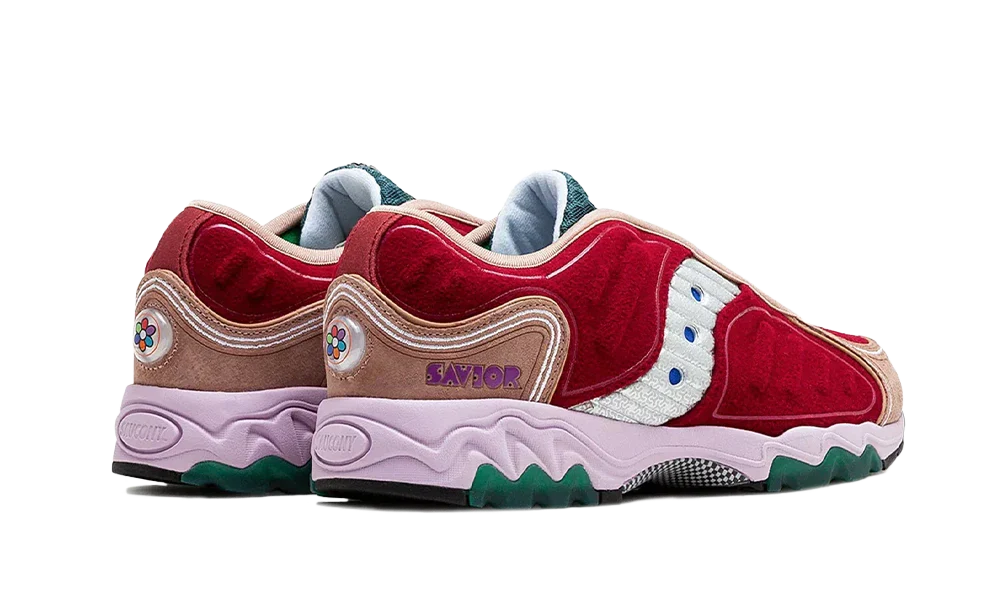 Saucony Matrix Jae Tips No Shoes In The House Burgundy - Image 3