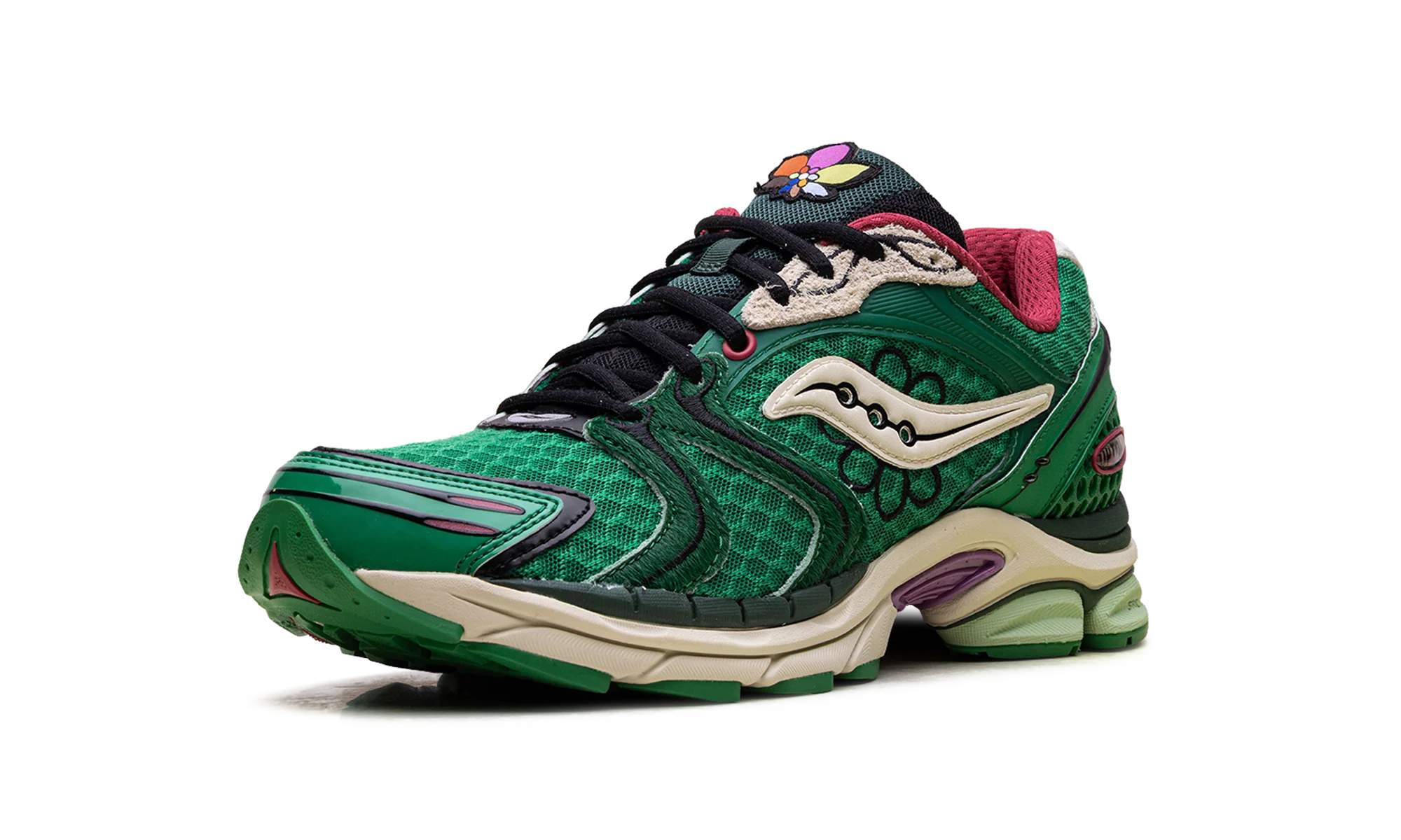 Saucony ProGrid Triumph 4 Jae Tips Flowers Grow Uptown Sugar Maple - Image 4
