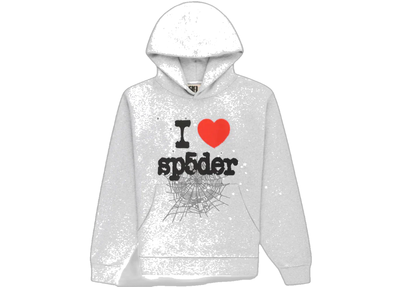 Sp5der Souvenir Hoodie Heather Grey