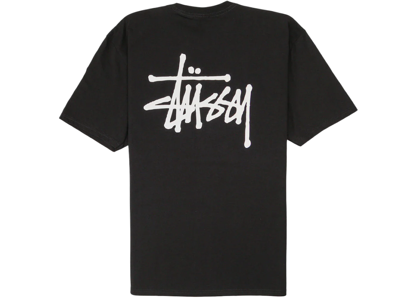 Stussy Basic T-shirt Black - Image 2