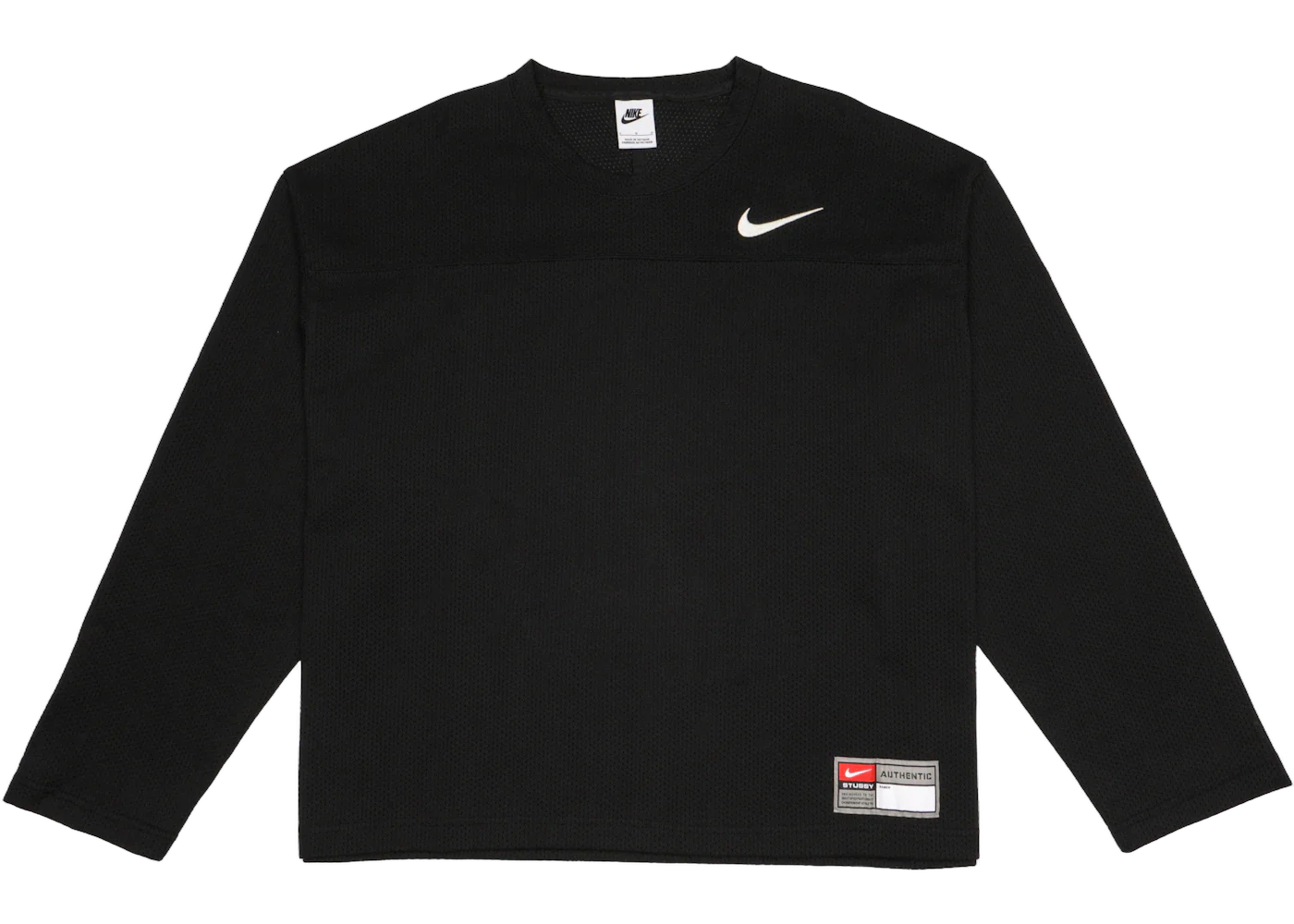 Stussy x Nike Dri-FIT Mesh Jersey Black - Image 2