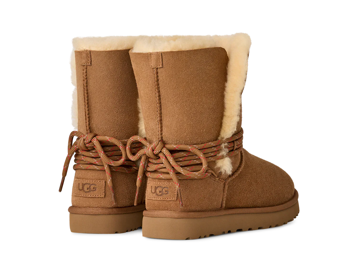 UGG Bailey Tie Boot Chestnut - Image 4