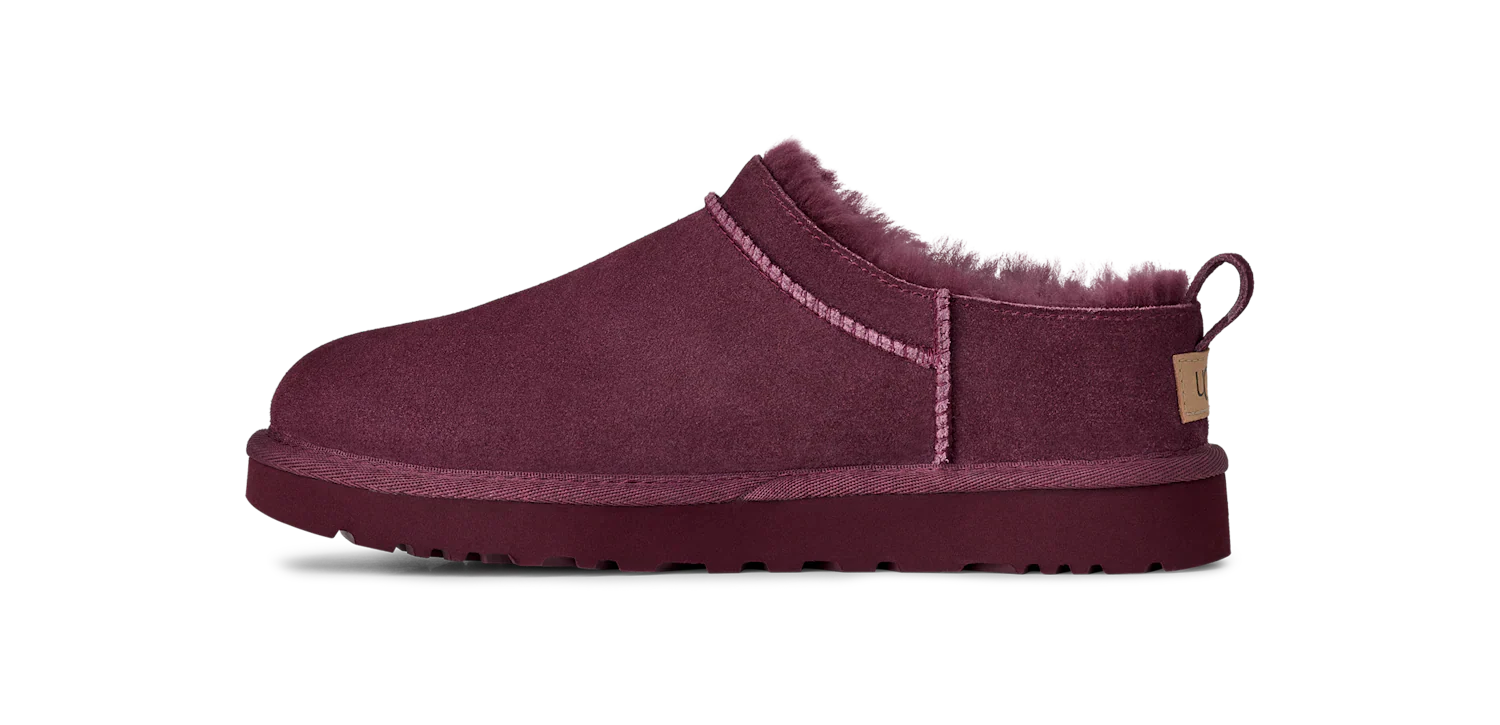 UGG Classic Micro Slipper Burnt Magenta - Image 3