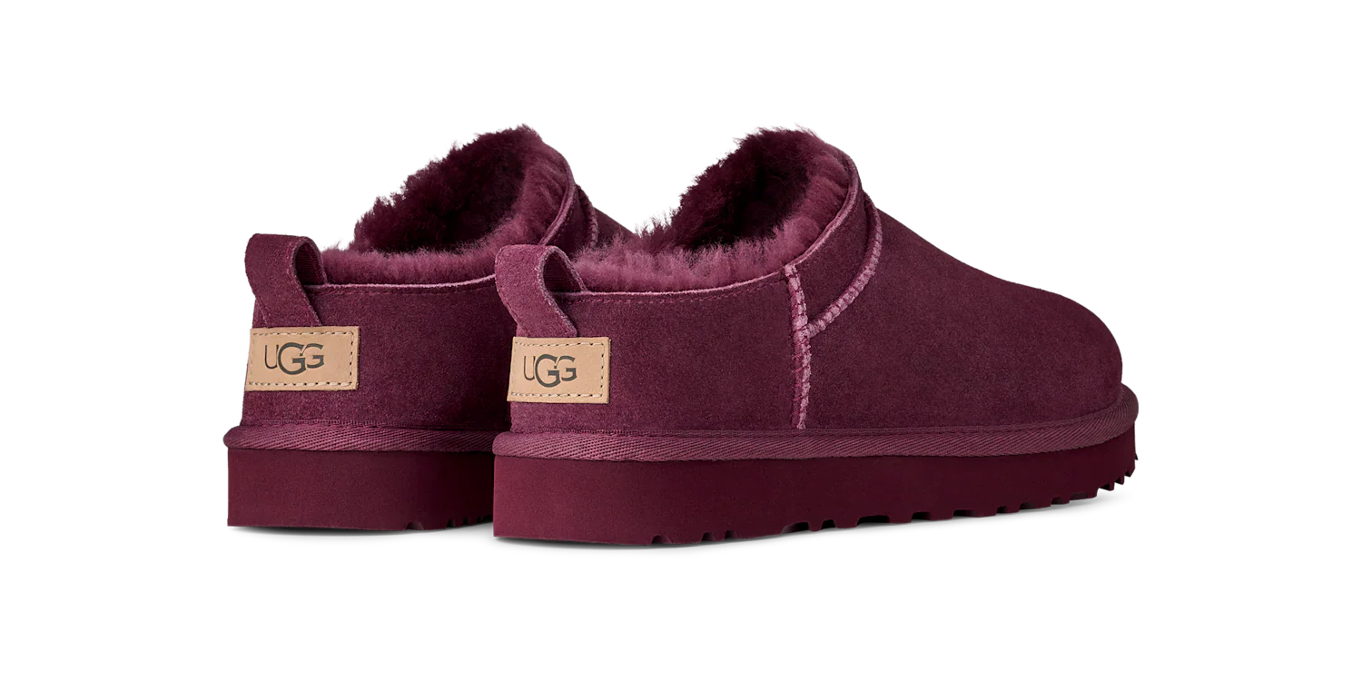 UGG Classic Micro Slipper Burnt Magenta - Image 4