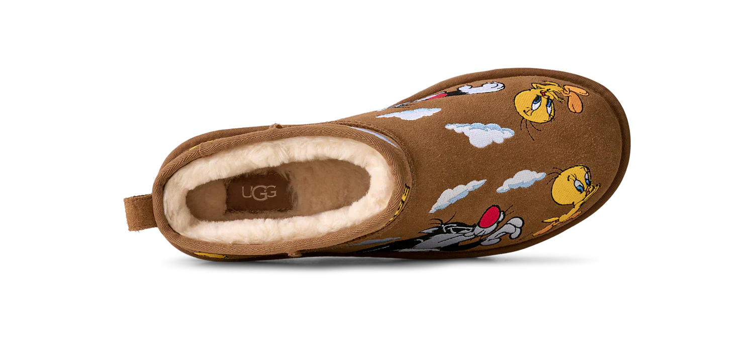 UGG Classic Ultra Mini Boot Palace x Looney Tunes Chestnut - Image 6