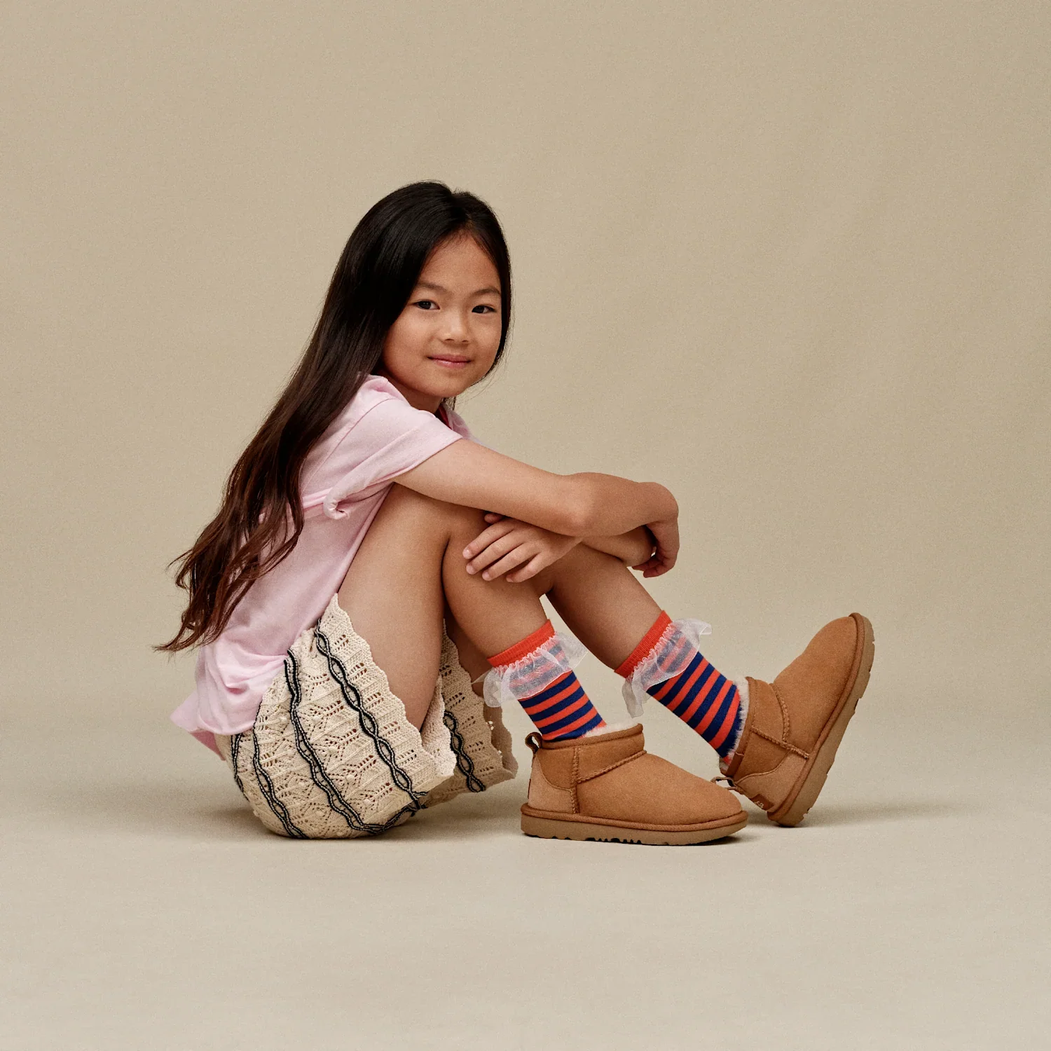 UGG Classic Ultra Mini Chestnut (Kids) - Image 6