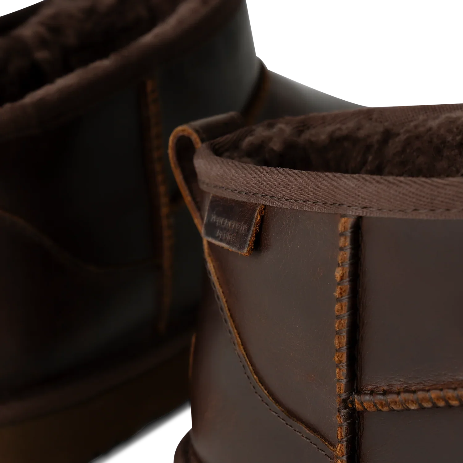 UGG Classic Ultra Mini LTHR Regen Boot Ironwood - Image 4